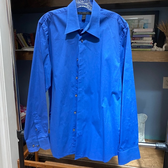 Express Other - Sold - 🚨3/$15🚨Express blue L, Neck 16-16 1/2, long sleeve dress shirt